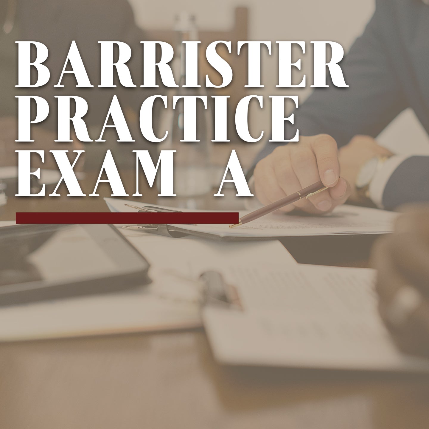 Barrister Practice Exam A