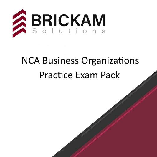 NCA Business Organizations - Practice Exam Pack
