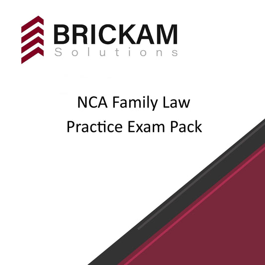 NCA Family Law - Practice Exam Pack
