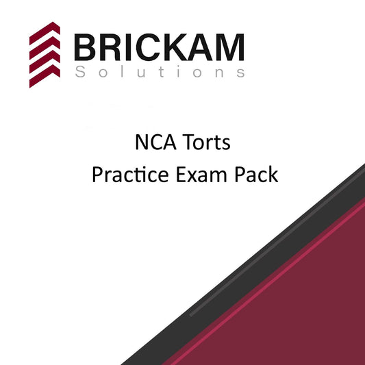 NCA Torts - Practice Exam Pack