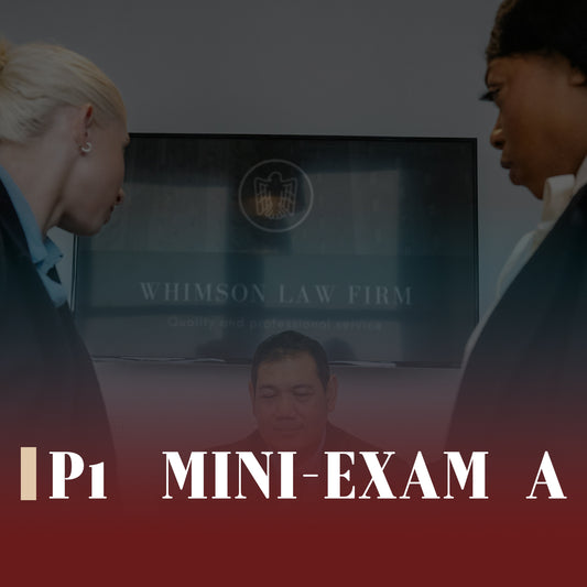 P1 Mini-Exam A