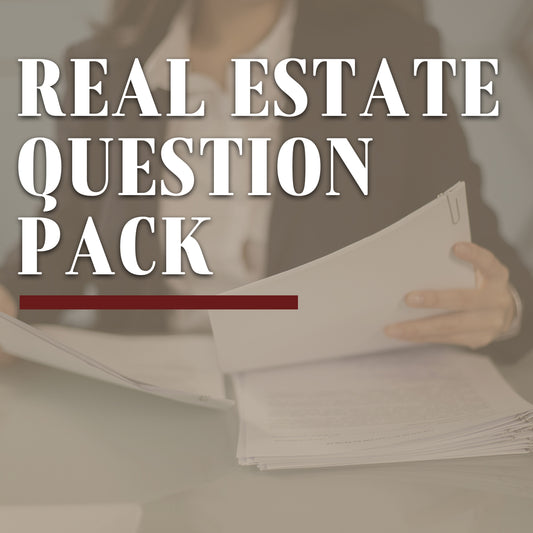 Real Estate Question Pack