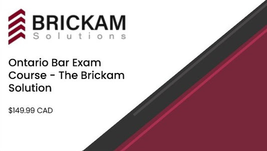 Ontario Bar Exam Course - The Brickam Solution