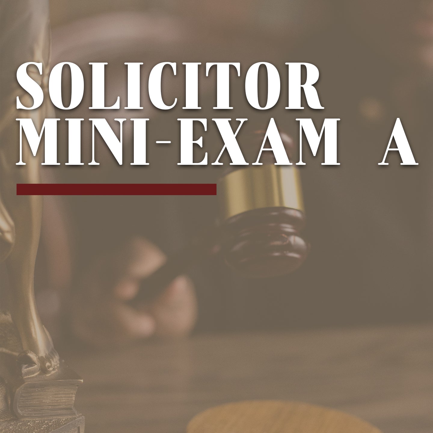 Solicitor Mini-Exam A