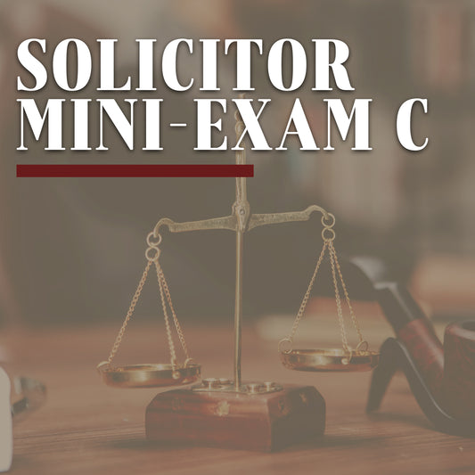 Solicitor Mini-Exam C